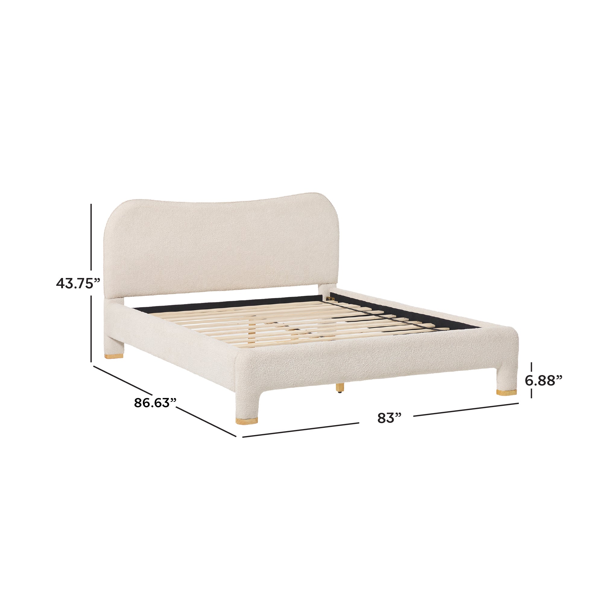 Walker Edison Chantelle Bedframe - Thumbnail 4