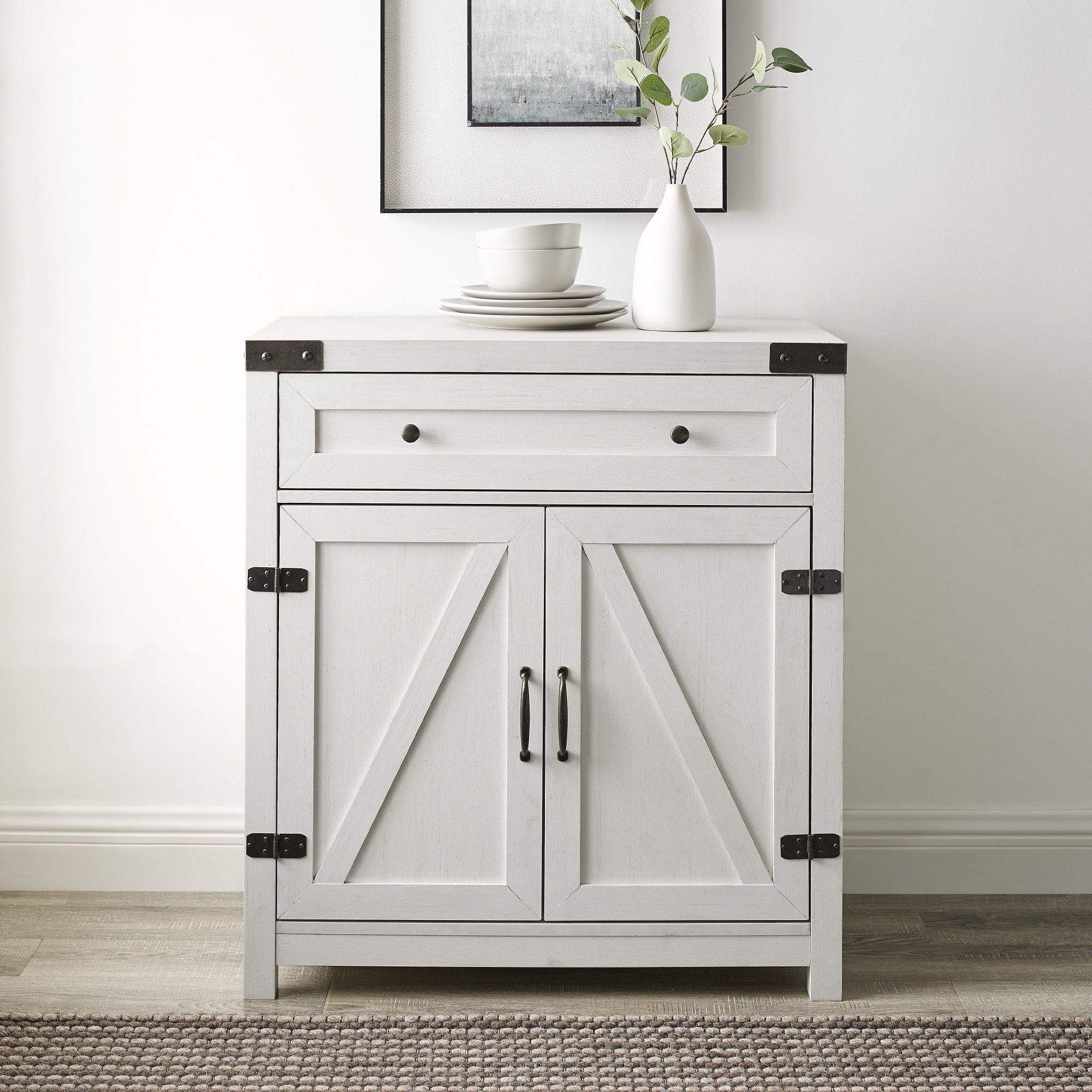 Barn Door Accent Cabinet – Walker Edison