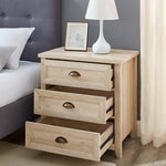 Odette 3 Drawer Nightstand Bedroom Walker Edison  Thumbnail