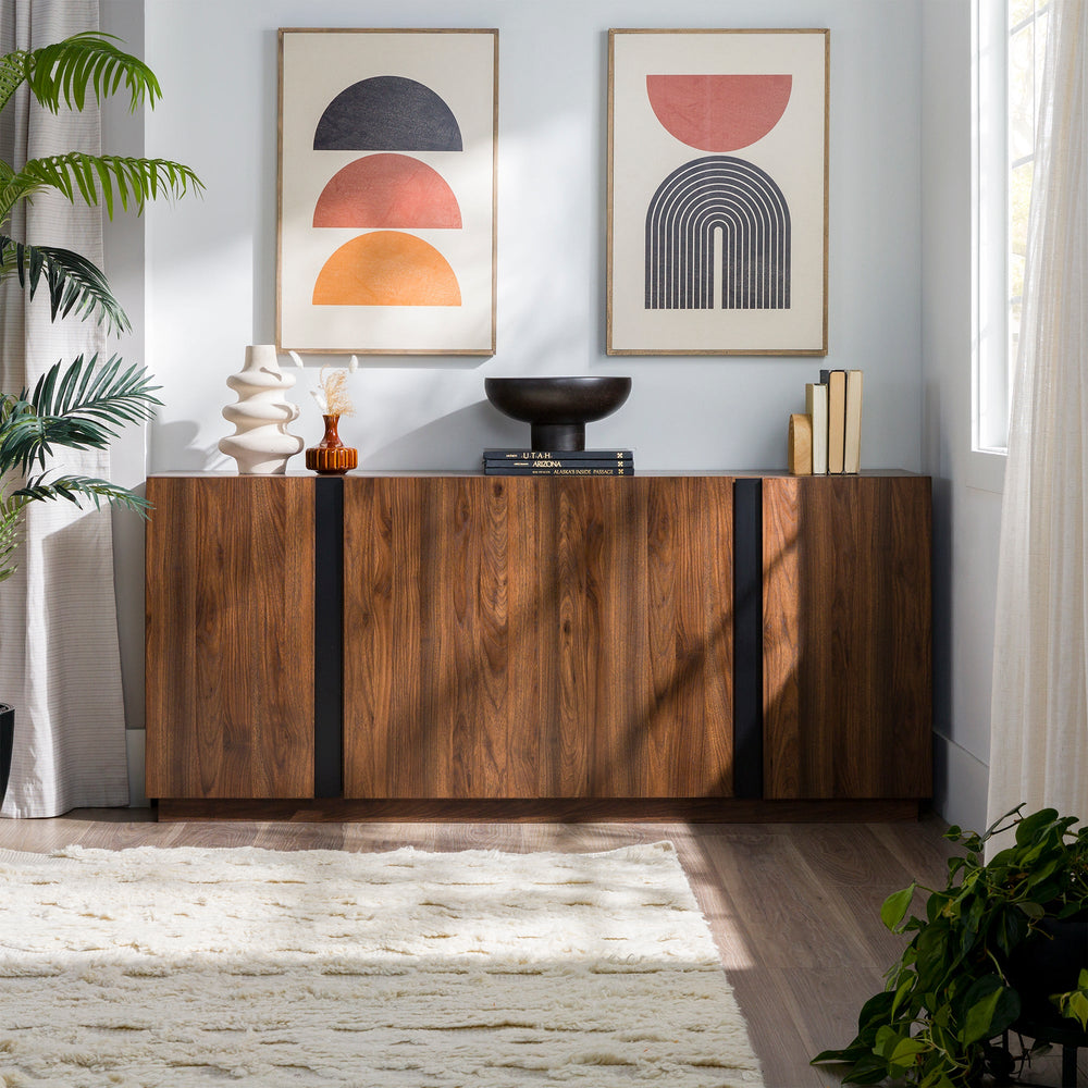 Kacie Modern Sideboard / TV Stand Dark Walnut