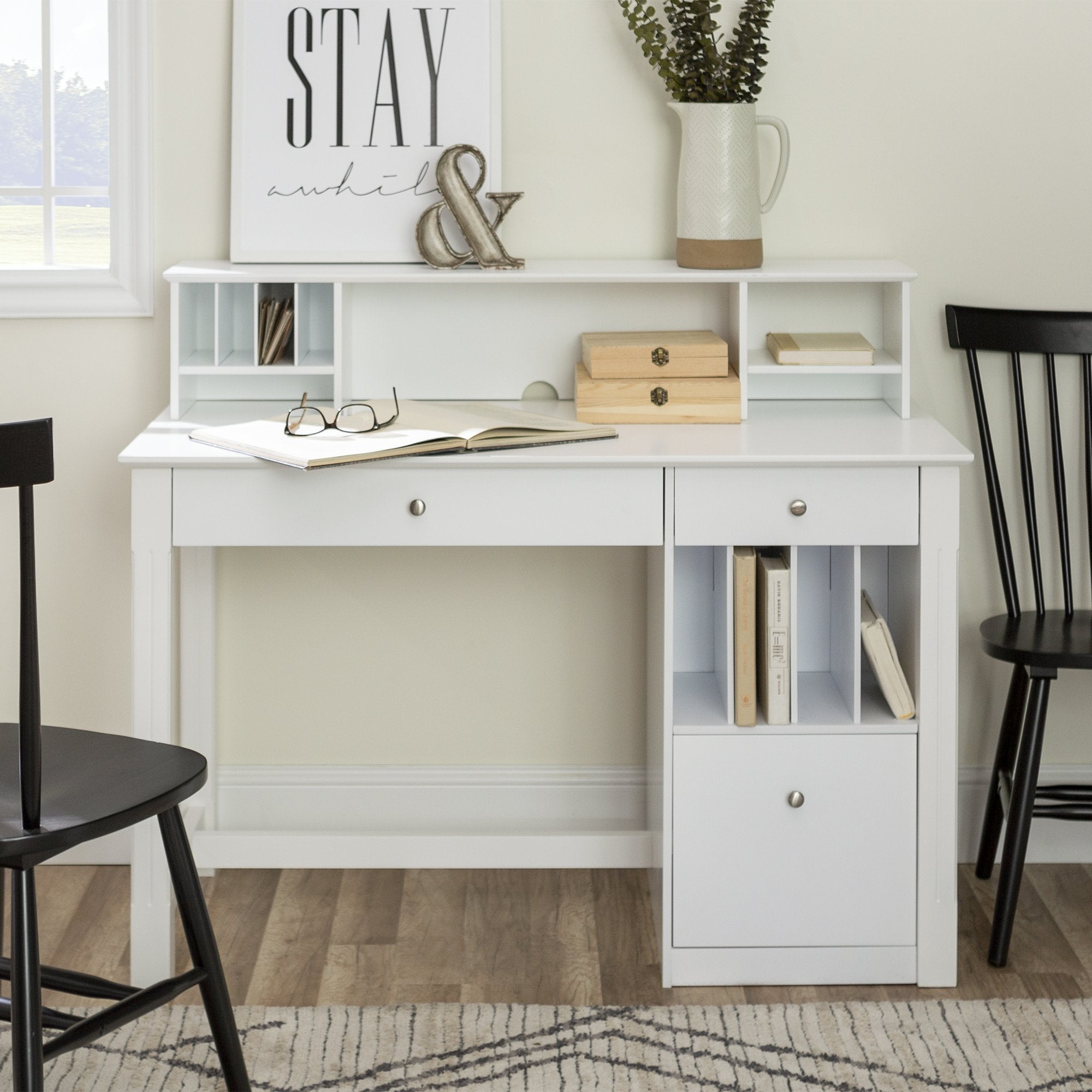 Clara Desk with Hutch - Thumbnail 3