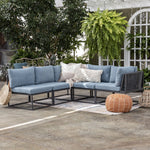 5-Piece Trinidad Modular Sectional Patio Walker Edison  Thumbnail