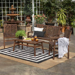 Vincent 4-Piece Outdoor Patio Chat Set Patio Walker Edison  Thumbnail