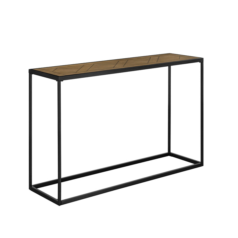 Parquet Modern Metal Box-Frame Entry Table – Walker Edison