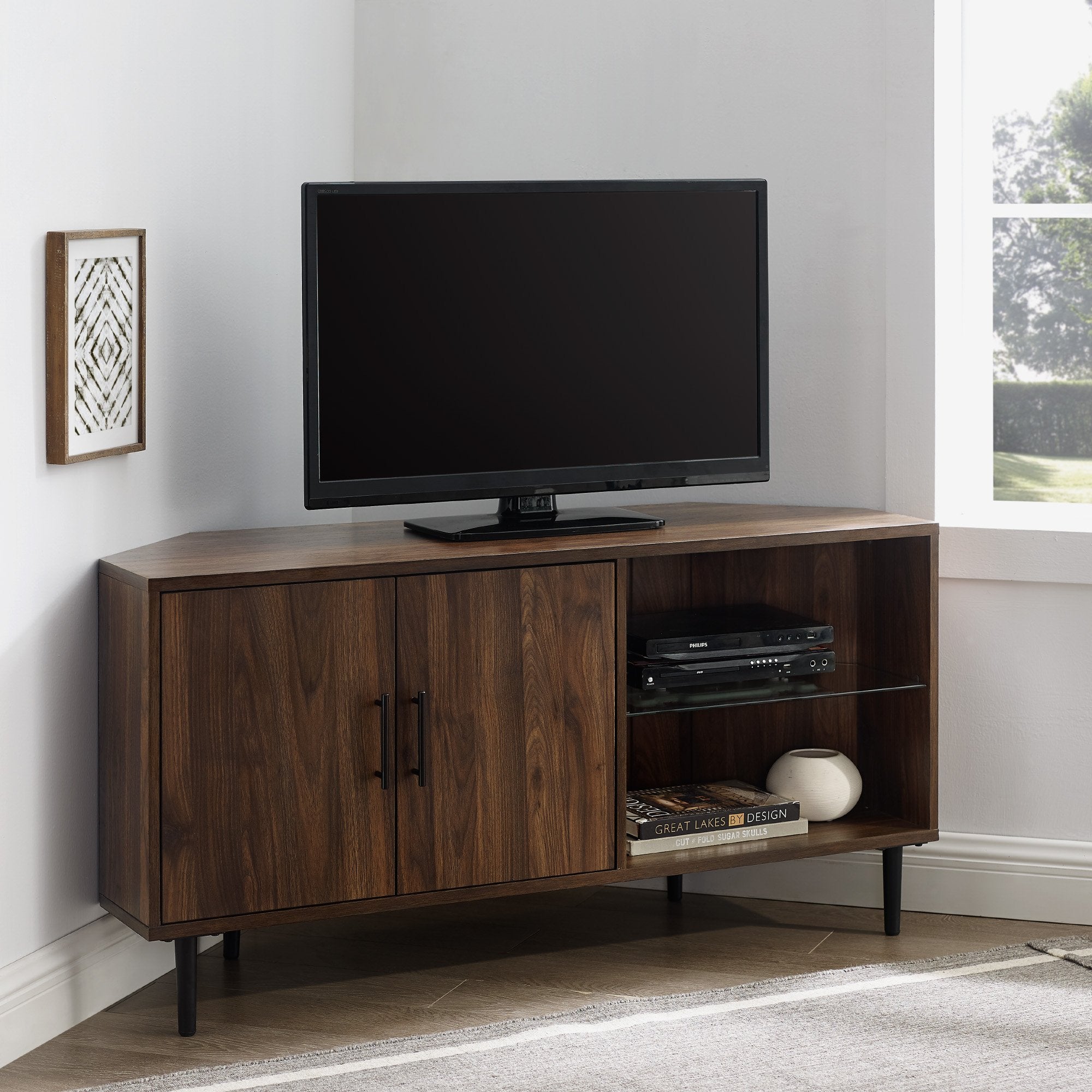 Nora Corner TV Stand – Walker Edison