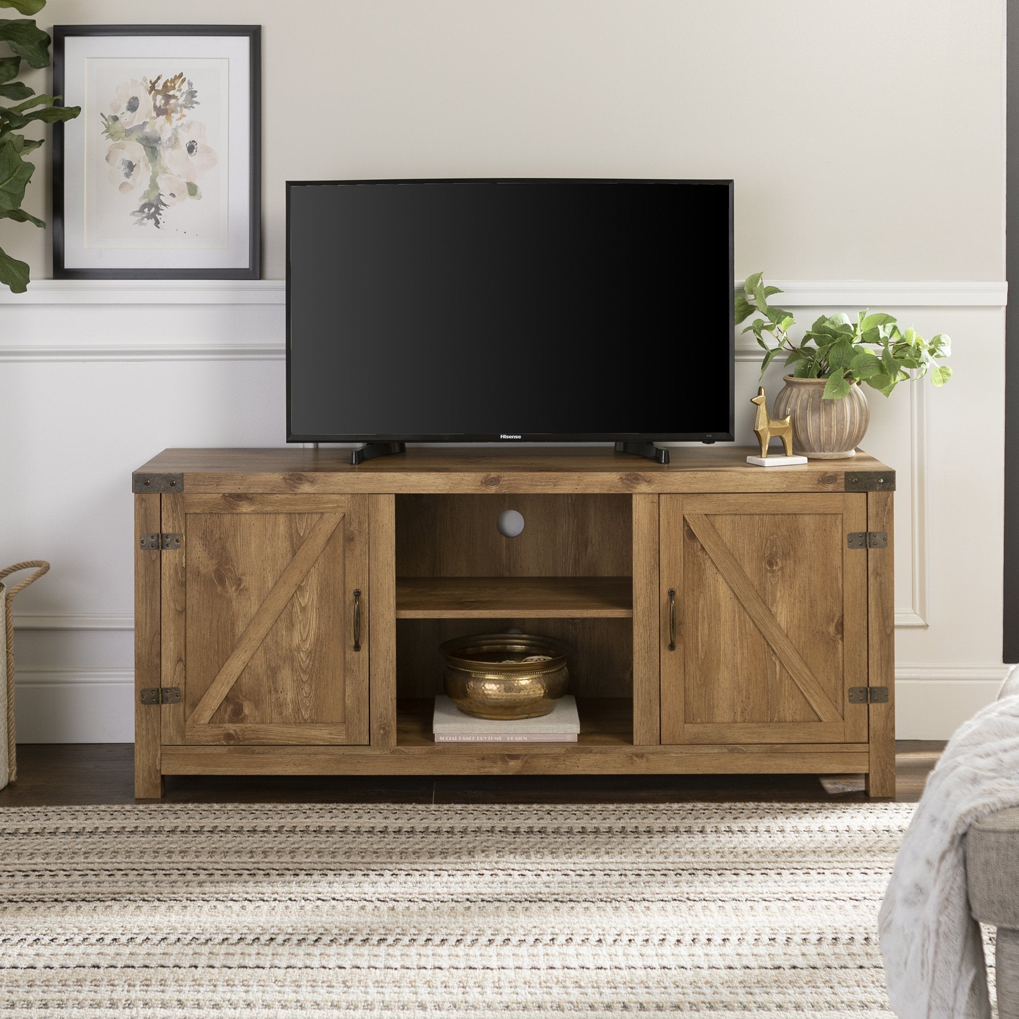 Barn Door TV Stand – Walker Edison