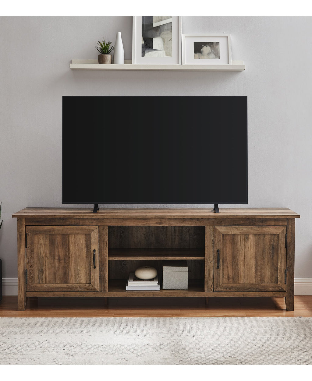 Simple Groove Door Console – Walker Edison