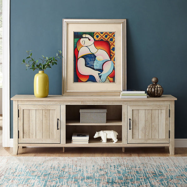 Simple Groove Door Console – Walker Edison