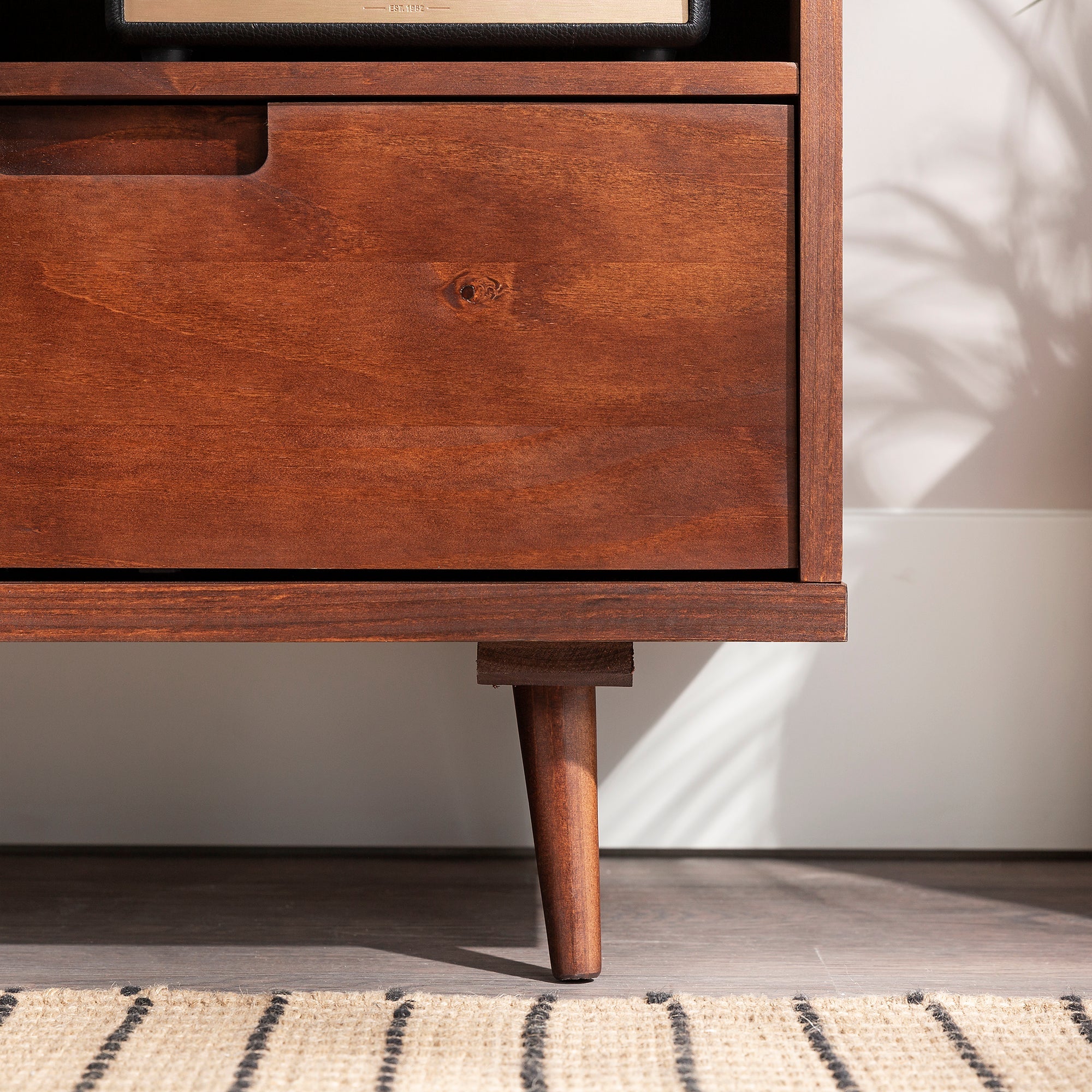 Ivy 70-Inch 3-Drawer Solid Wood TV Stand | Walker Edison