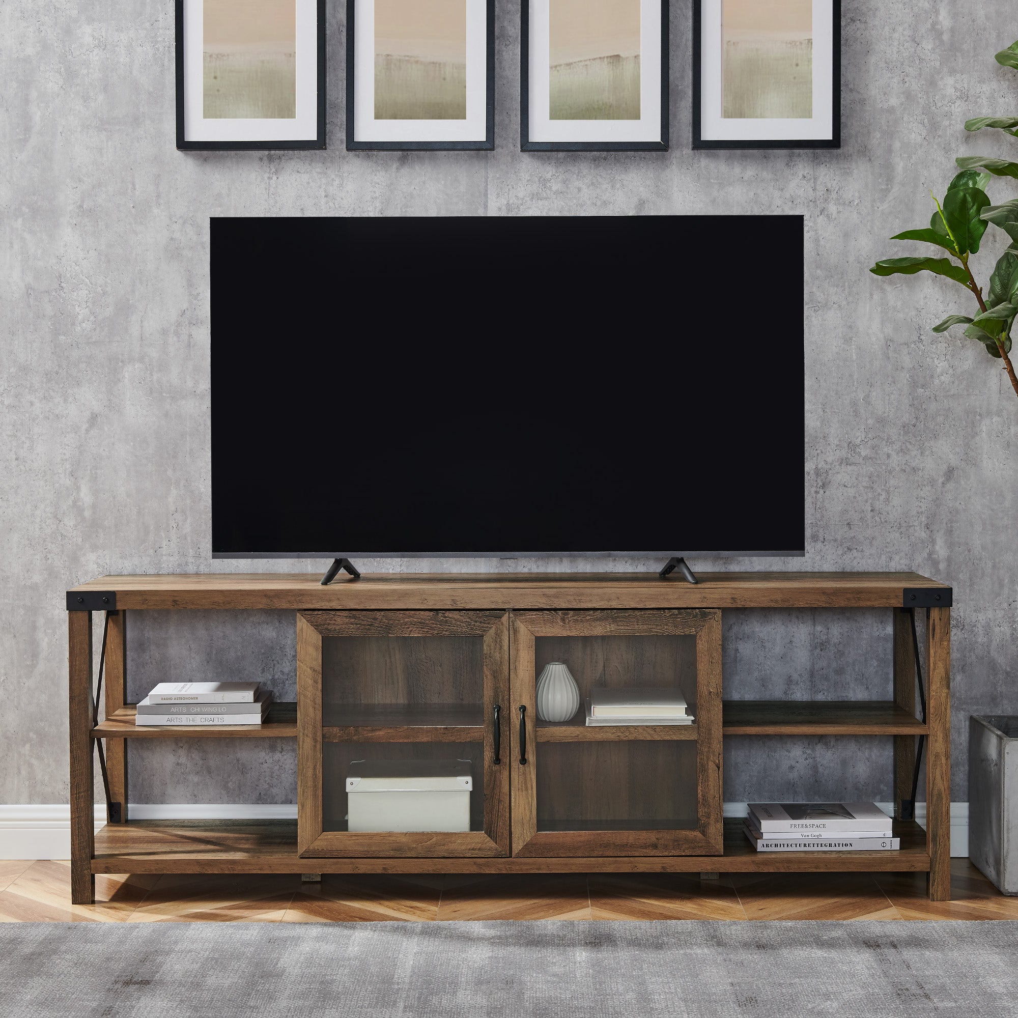 Metal X TV Stand – Walker Edison