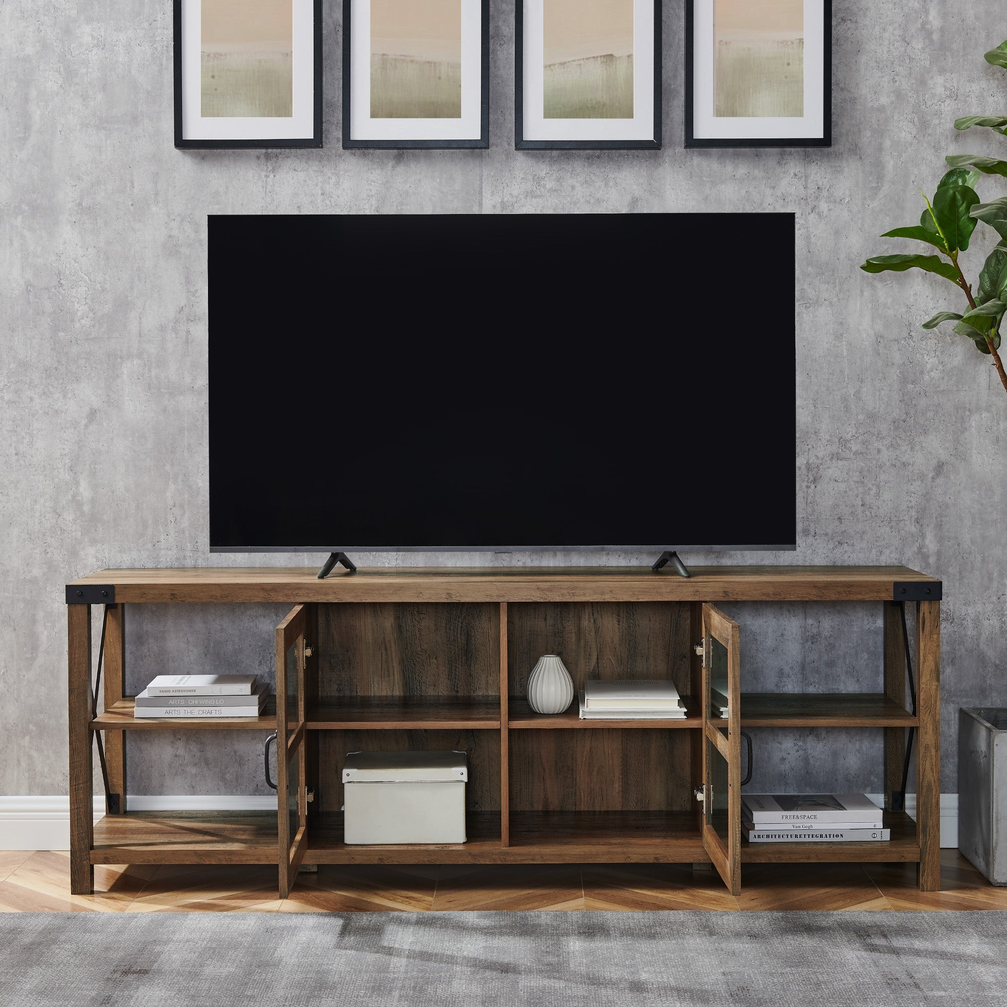 Metal X TV Stand – Walker Edison