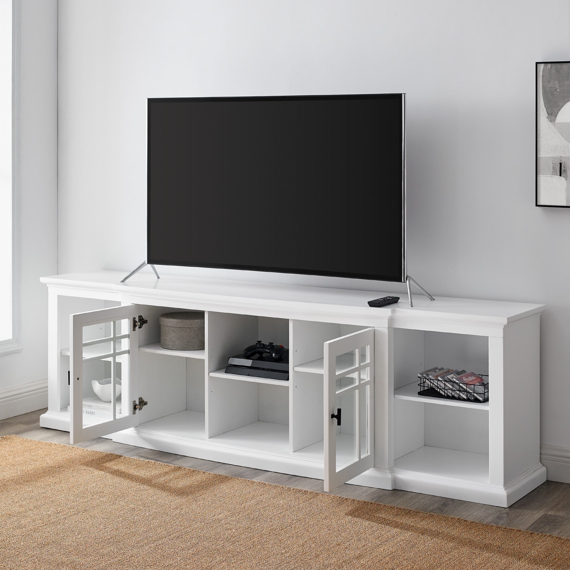 Hattie Glass-Door TV Stand - Thumbnail 4