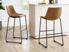 Faux Leather Barstools Dining Room Walker Edison 
