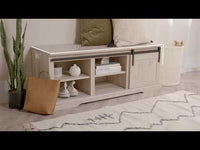 Sliding Grooved Door Entry Bench External Video Thumbnail