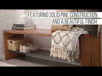 Alpine Rustic 58" Entry Bench External Video Thumbnail