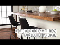 Faux Leather 2-Piece Bar Stools External Video Thumbnail